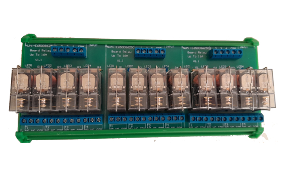 رله برد 12 کاناله 10 امپر 24 ولت امرون omron